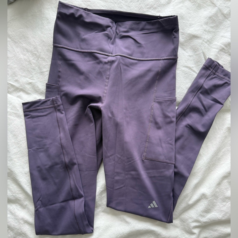 Adidas Purple Fleece Leggings (winter)